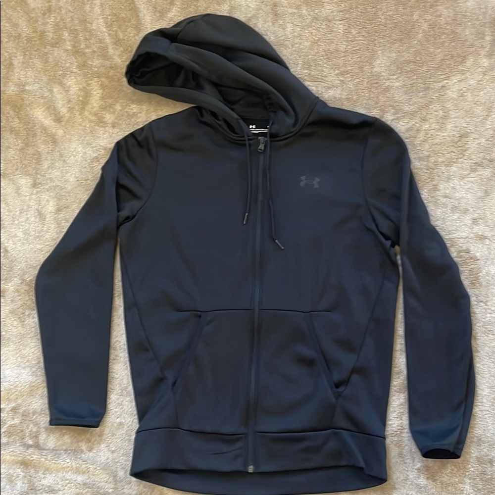 Under Armour Black Zip-Up Hoodie